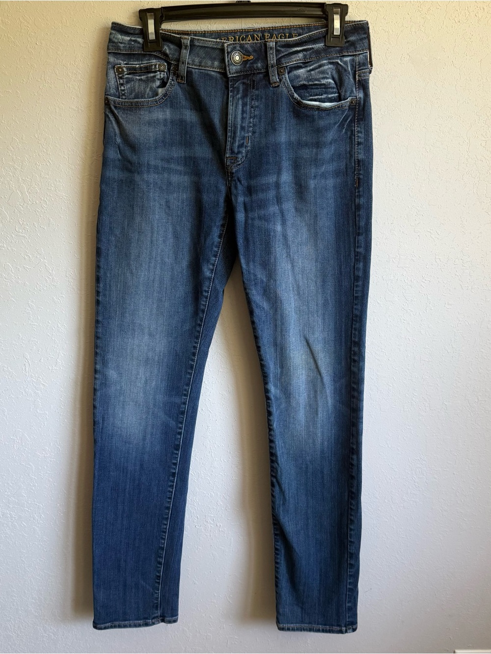 Men’s 28x32 American Eagle Denim Casual Classic Straight Leg Normcore Blue Jeans